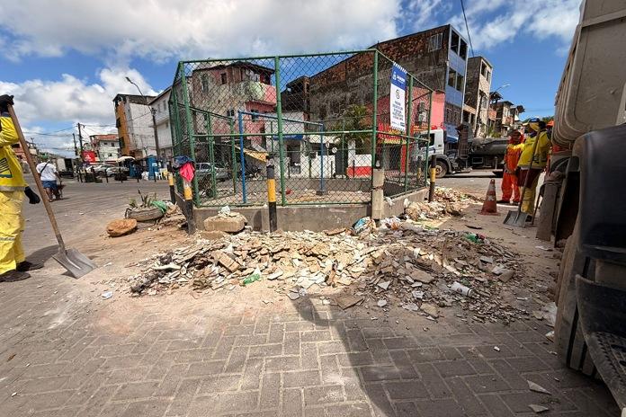 Avenida Régis Pacheco ganha novo Ponto Verde instalado pela Limpurb